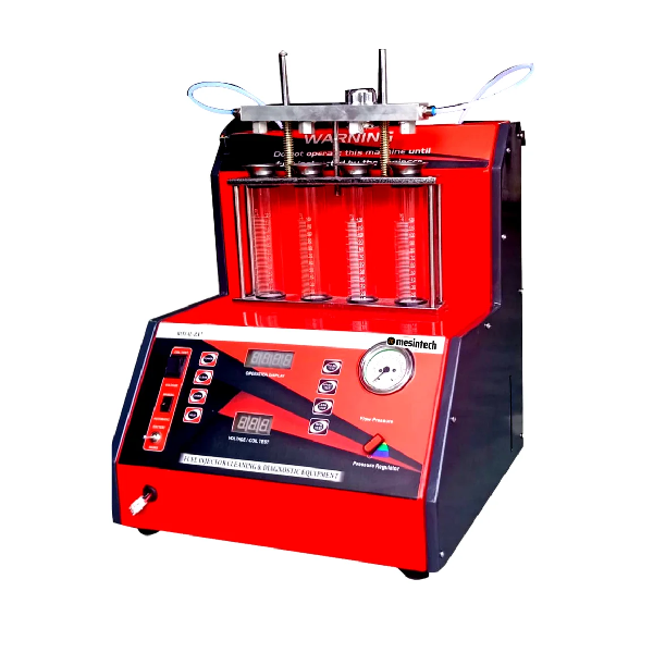 AUTOMATIC INJECTOR CLEANING AND TESTING MACHINE                                 